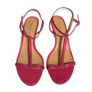 Talbots Leather Strappy Heel Sandal